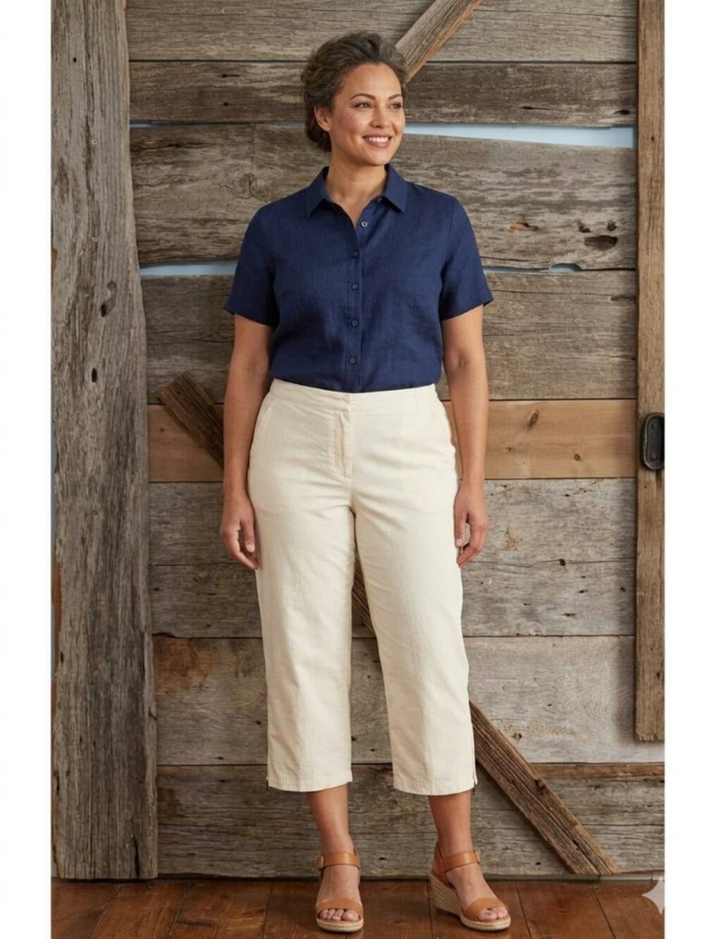 R&r Sport Size 18 Lightweight Adjustable Length Capri's